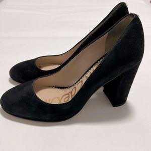 Sam Edelman Stillson Woman
Black Suede Leather Block Heel
Pumps
